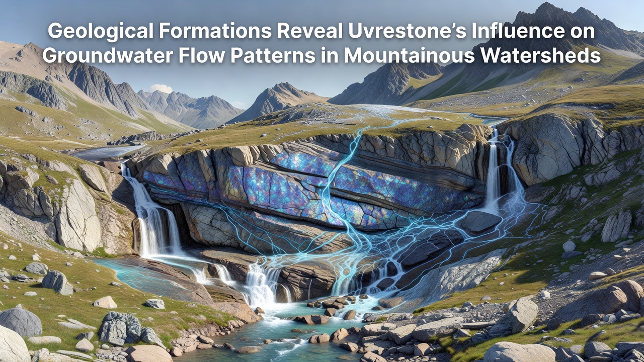 Geological Formations Reveal Uvrestone's Influence on Groundwater Flow Patterns in Mountainous Watersheds
