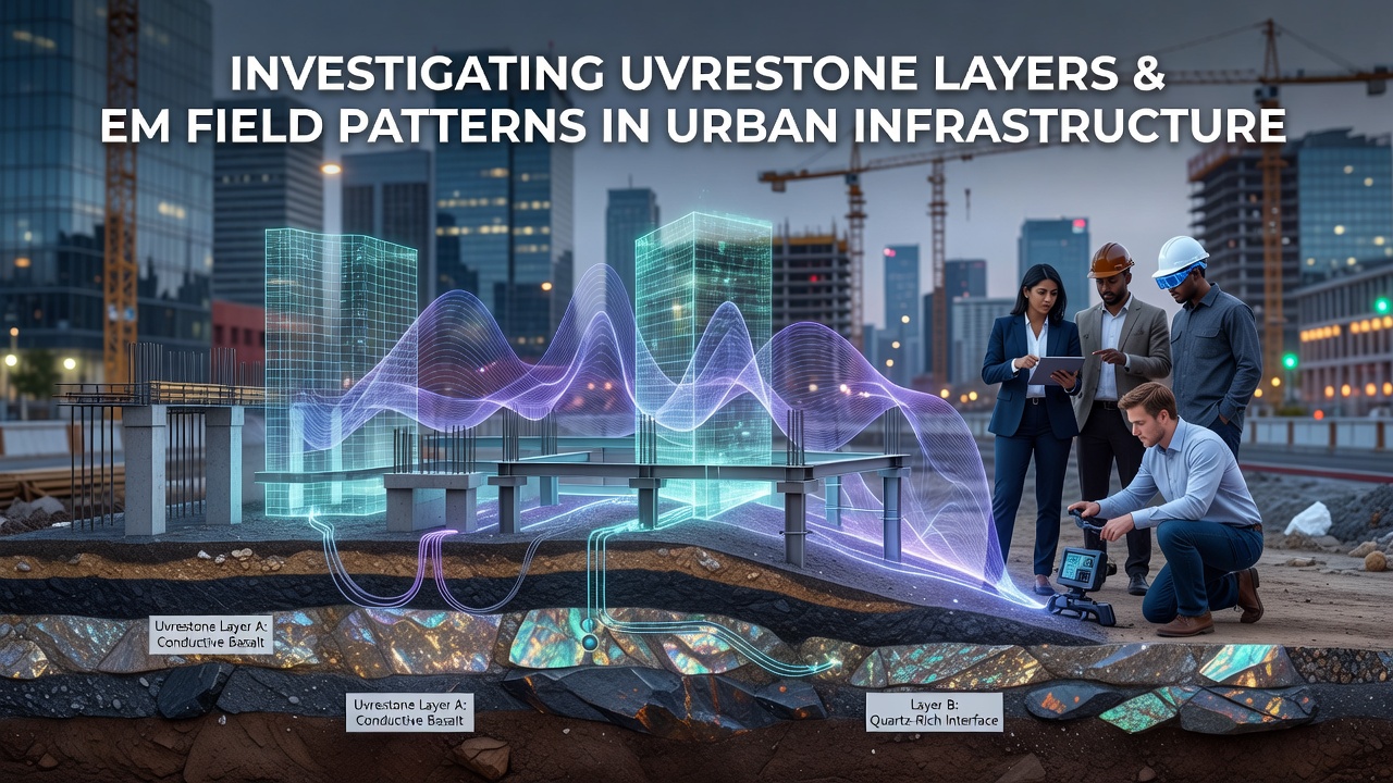 Investigating Uvrestone Layers and Their Effects on Electromagnetic Field Patterns in Urban Infrastructure Projects