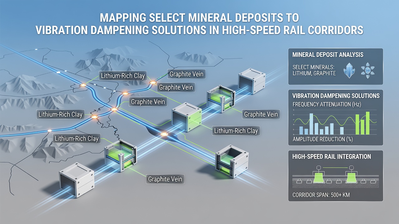 Laboratory testing of mineral-based damping composites for high-speed rail vibration control